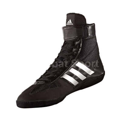 Adidas Combat Speed V - Buty zapaśnicze, Buty bokserskie - czarne BA8007