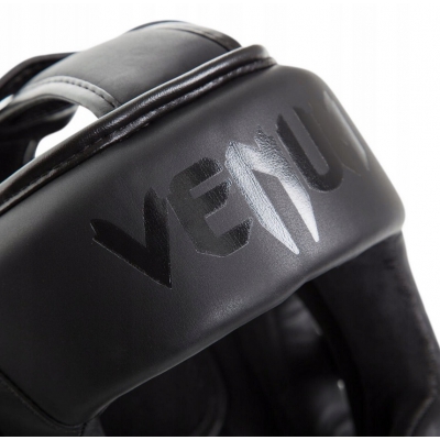 Venum Elite - kask bokserski  - czarny