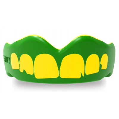 SAFEJAWZ - ochraniacz szczęki / na zęby - Extro - zielono żółte