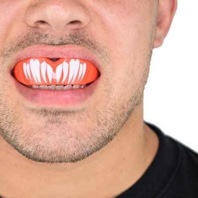 Safe Jawz - ochraniacz szczęki / na zęby - Extro - czerwono/biały
