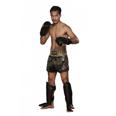 King Pro Boxing  BG8 - rękawice bokserskie ręcznie szyte skórzane - czarne