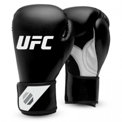 Adidas UFC TRAINING rękawice bokserskie czarno/białe