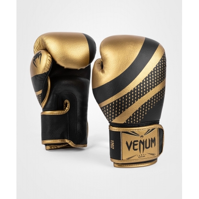 Venum Lightning - rękawice bokserskie- czarno/złote
