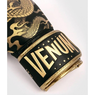 Venum Venum Dragon's Flight - rękawice bokserskie- czarno/złote