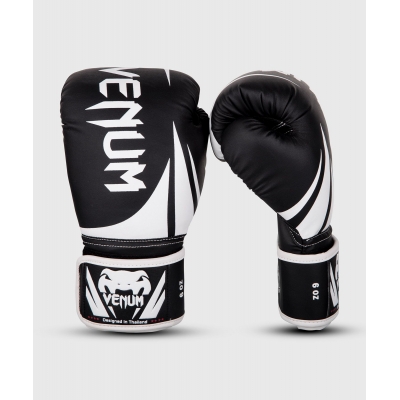 Venum KIDS Challenger 2.0 - rękawice bokserskie- czarno/białe