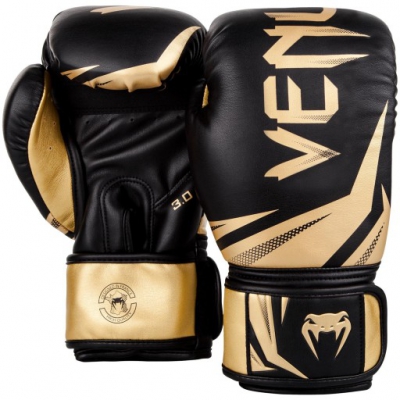 Venum Challenger 3.0 - rękawice bokserskie- czarno/złote
