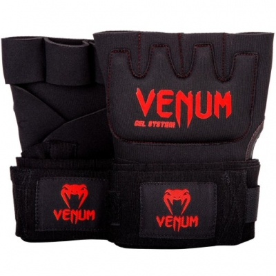 Venum Kontact - rękawice żelowe - czarno/czerwone