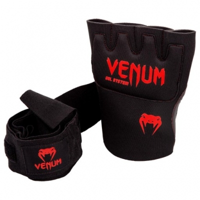 Venum Kontact - rękawice żelowe - czarno/czerwone